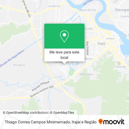 Thiago Correa Campos Minimercado mapa