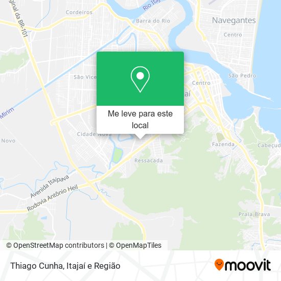 Thiago Cunha mapa