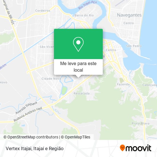 Vertex Itajai mapa