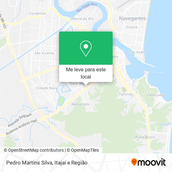 Pedro Martins Silva mapa