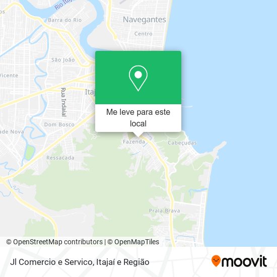 Jl Comercio e Servico mapa