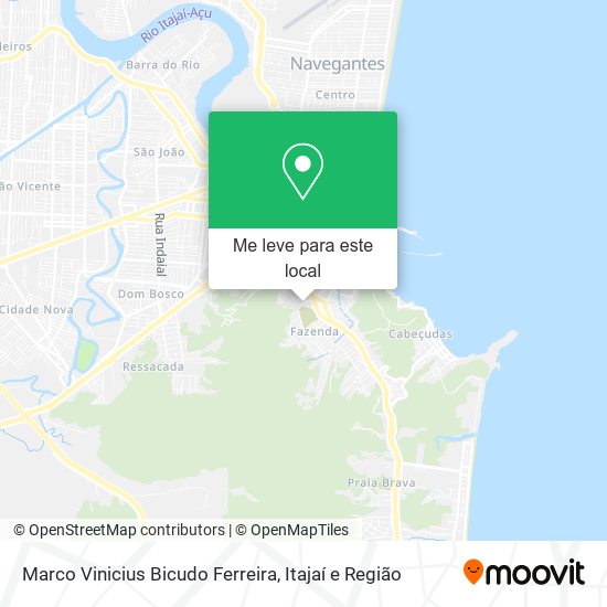 Marco Vinicius Bicudo Ferreira mapa