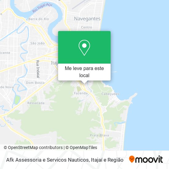 Afk Assessoria e Servicos Nauticos mapa
