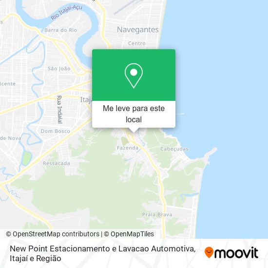 New Point Estacionamento e Lavacao Automotiva mapa