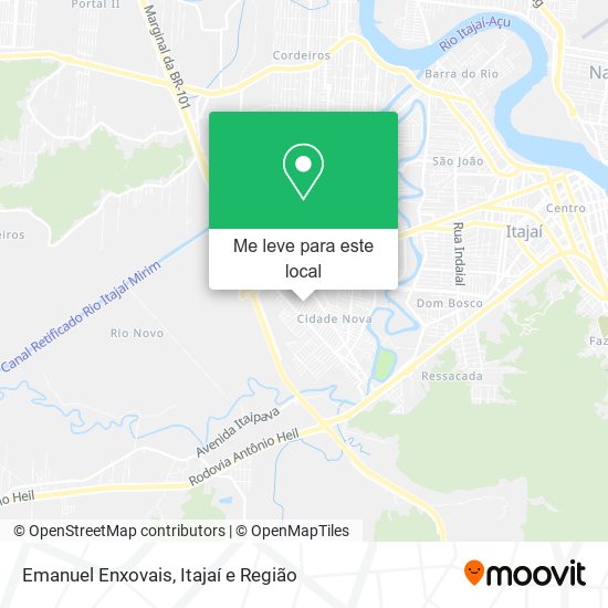 Emanuel Enxovais mapa