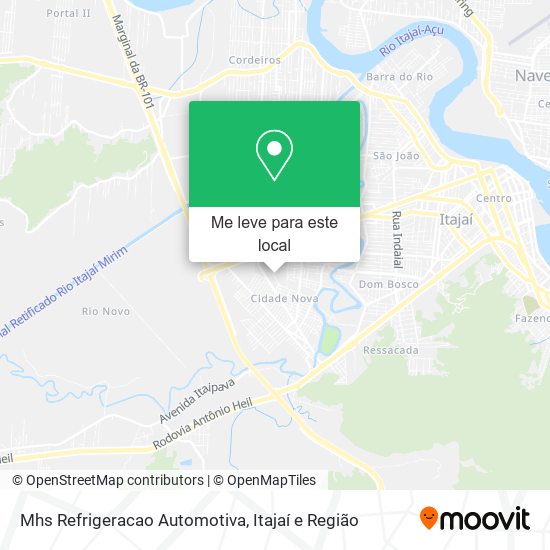 Mhs Refrigeracao Automotiva mapa
