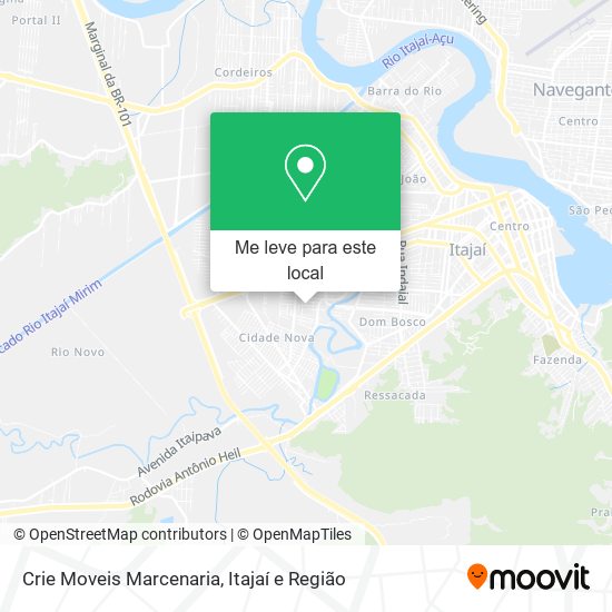 Crie Moveis Marcenaria mapa