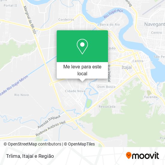 Trlima mapa