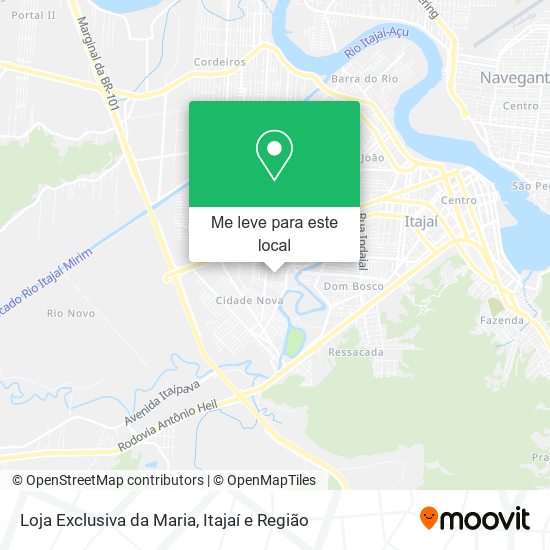 Loja Exclusiva da Maria mapa