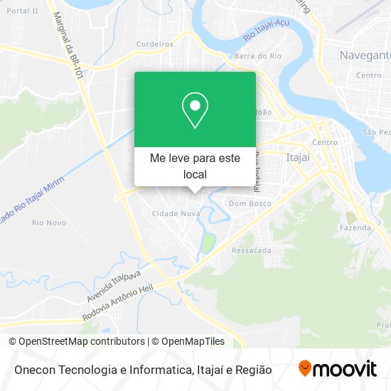 Onecon Tecnologia e Informatica mapa