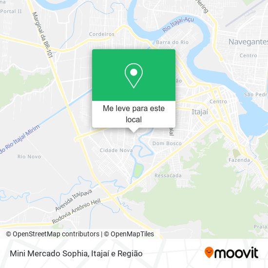 Mini Mercado Sophia mapa