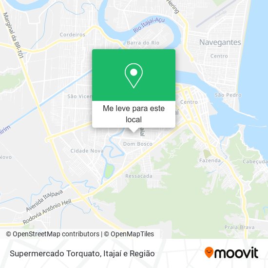 Supermercado Torquato mapa