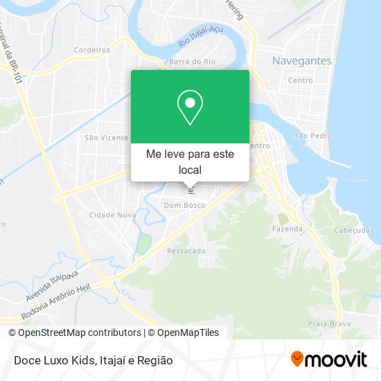 Doce Luxo Kids mapa