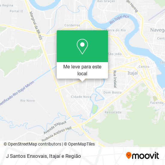 J Santos Enxovais mapa