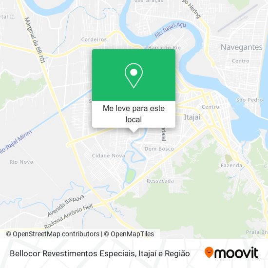 Bellocor Revestimentos Especiais mapa