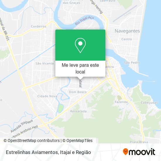 Estrelinhas Aviamentos mapa