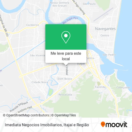 Imediata Negocios Imobiliarios mapa