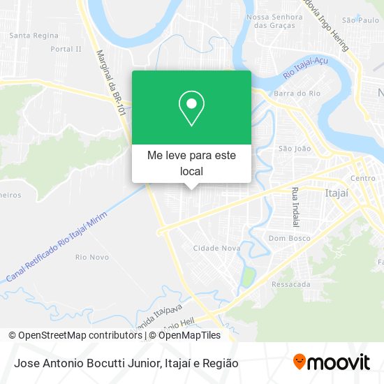 Jose Antonio Bocutti Junior mapa