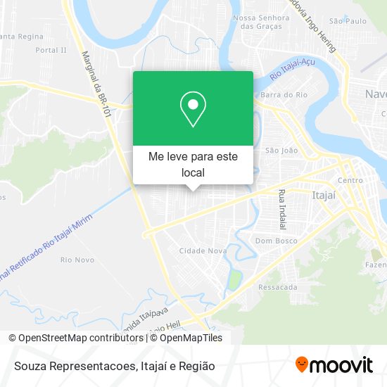 Souza Representacoes mapa