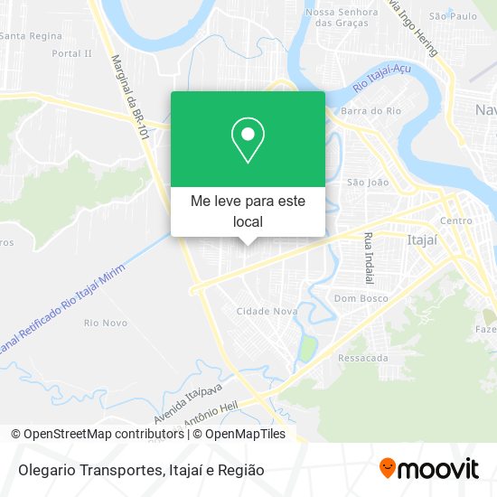 Olegario Transportes mapa