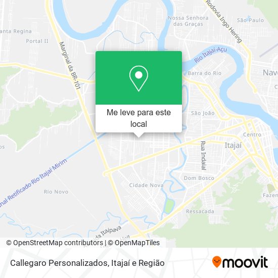 Callegaro Personalizados mapa