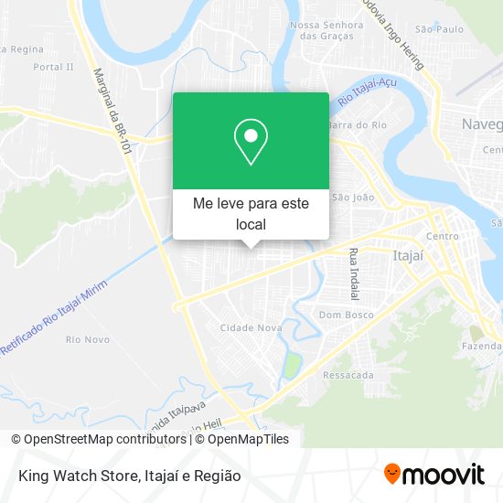 King Watch Store mapa