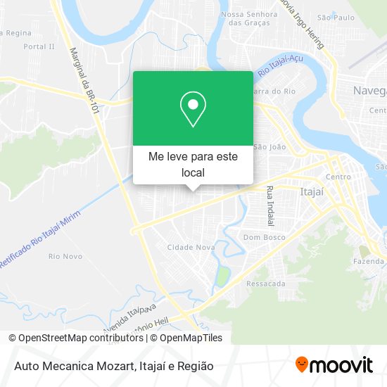 Auto Mecanica Mozart mapa