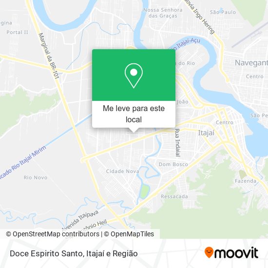 Doce Espirito Santo mapa