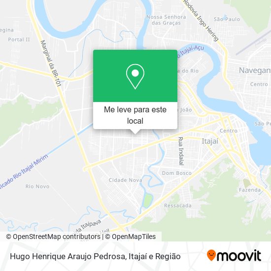 Hugo Henrique Araujo Pedrosa mapa