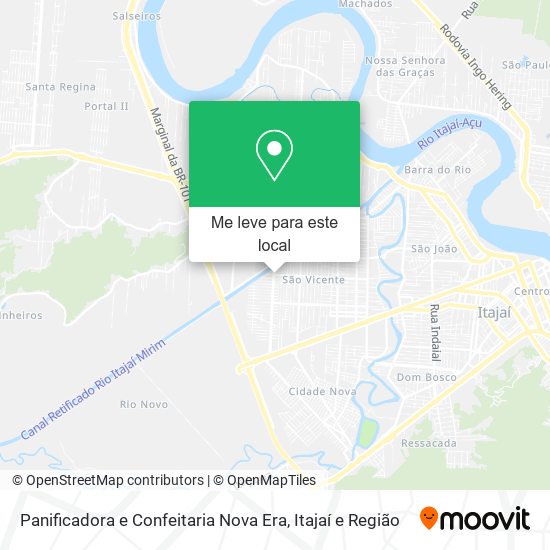 Panificadora e Confeitaria Nova Era mapa