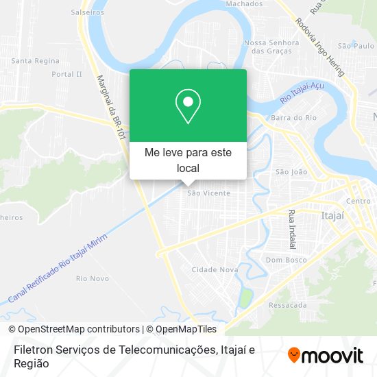 Filetron Serviços de Telecomunicações mapa