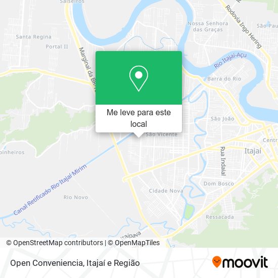 Open Conveniencia mapa