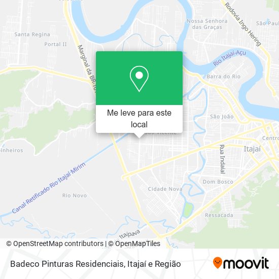 Badeco Pinturas Residenciais mapa