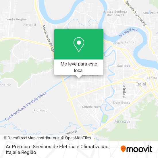 Ar Premium Servicos de Eletrica e Climatizacao mapa