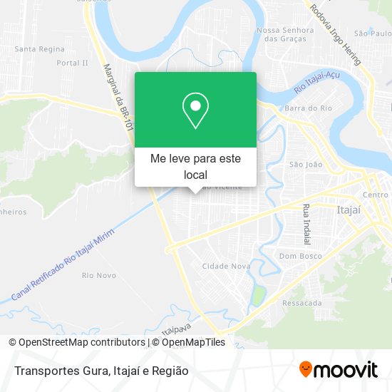 Transportes Gura mapa