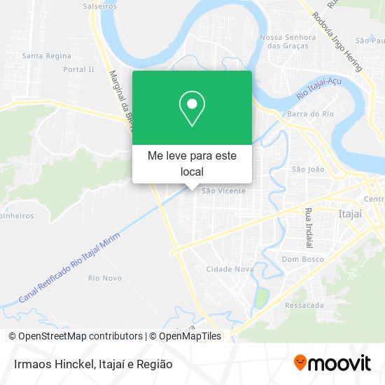 Irmaos Hinckel mapa