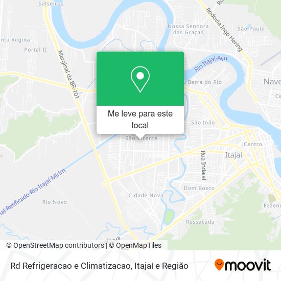 Rd Refrigeracao e Climatizacao mapa