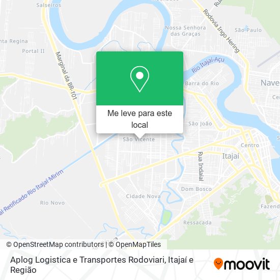 Aplog Logistica e Transportes Rodoviari mapa