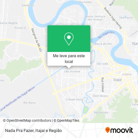 Nada Pra Fazer mapa