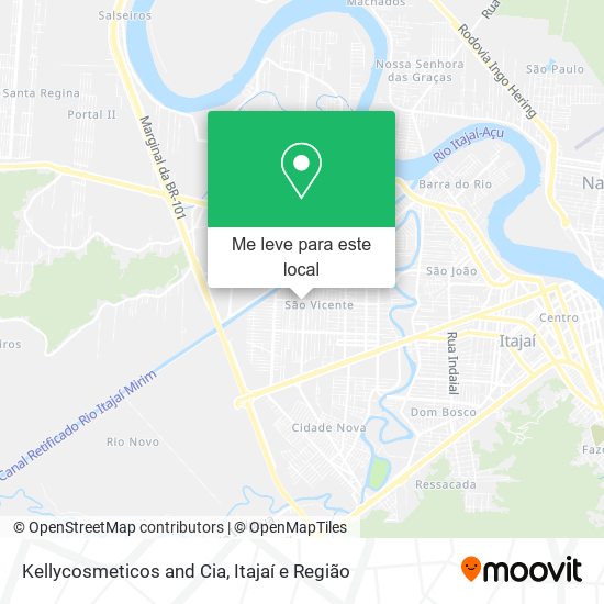 Kellycosmeticos and Cia mapa