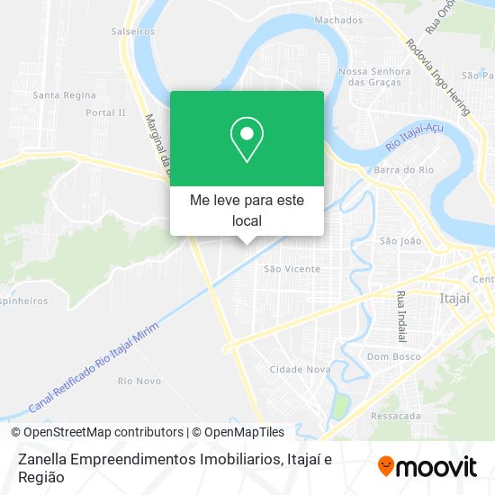 Zanella Empreendimentos Imobiliarios mapa