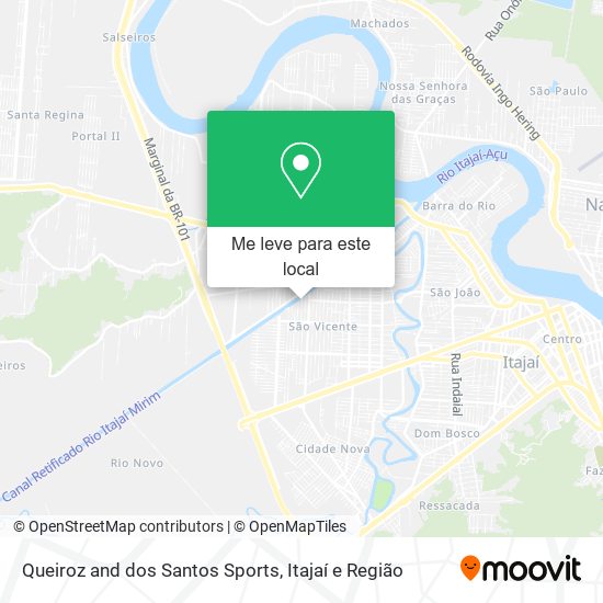 Queiroz and dos Santos Sports mapa