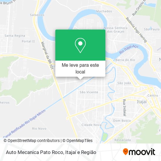 Auto Mecanica Pato Roco mapa