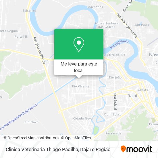 Clinica Veterinaria Thiago Padilha mapa