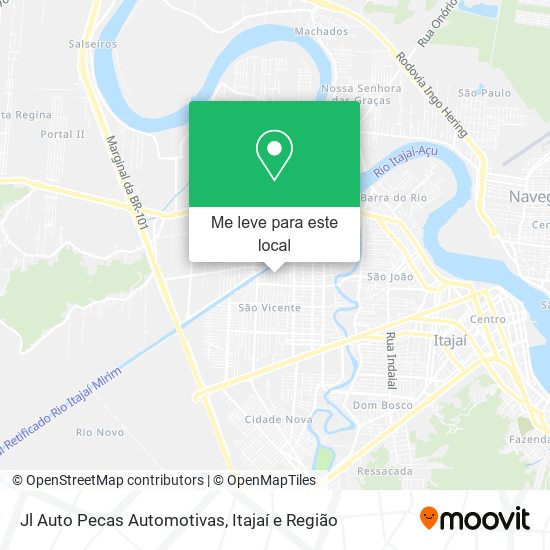 Jl Auto Pecas Automotivas mapa