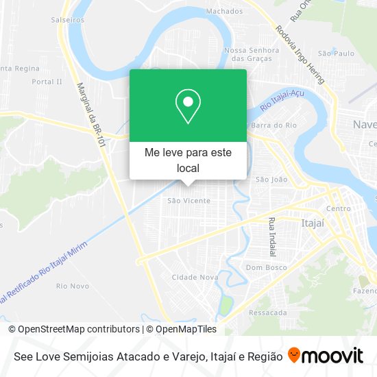 See Love Semijoias Atacado e Varejo mapa