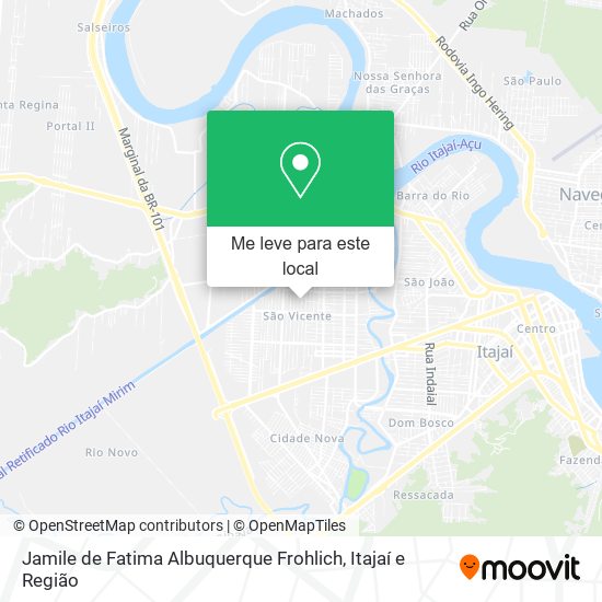 Jamile de Fatima Albuquerque Frohlich mapa