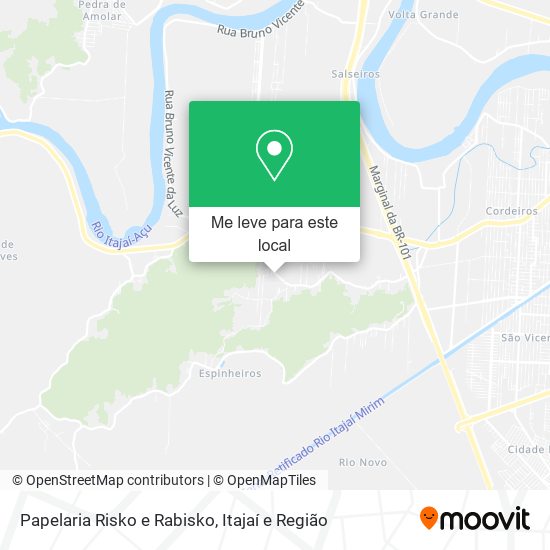 Papelaria Risko e Rabisko mapa