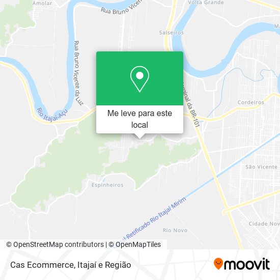 Cas Ecommerce mapa