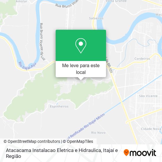 Atacacama Instalacao Eletrica e Hidraulica mapa